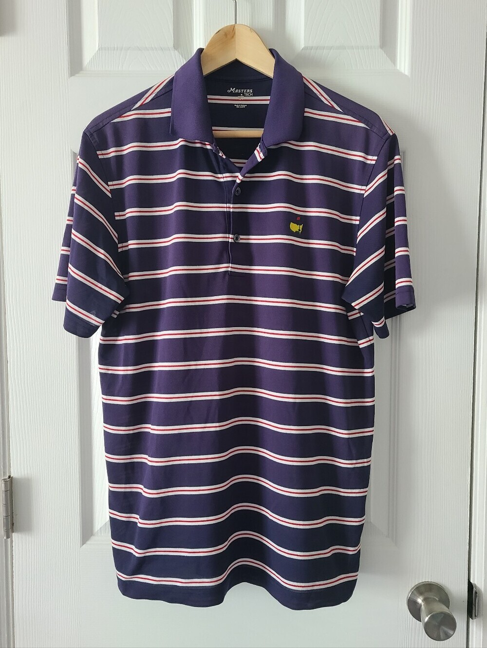Masters Tech Striped Polo